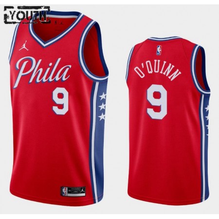Maillot Basket Philadelphia 76ers Kyle O Quinn 9 2020-21 Jordan Brand Statement Edition Swingman - Enfant